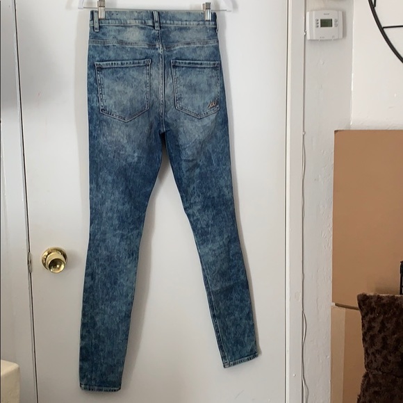 Blue acid wash jeans - Picture 2 of 2
